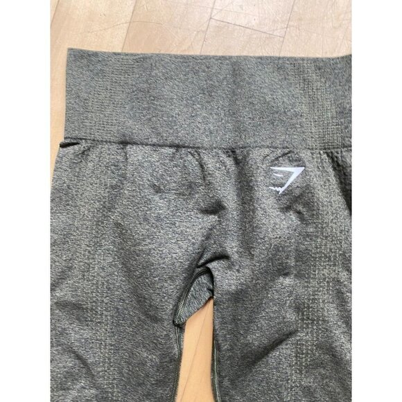 Gym Shark "vital 2.0" seamless leggings full length sz Small pullon gray - Picture 4 of 7